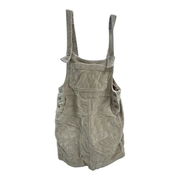 American Eagle Outfitters Dresses & Skirts - American Eagle Corduroy Overall Dress XS Beige Tan Neutral Y2K Grunge Retro 90s